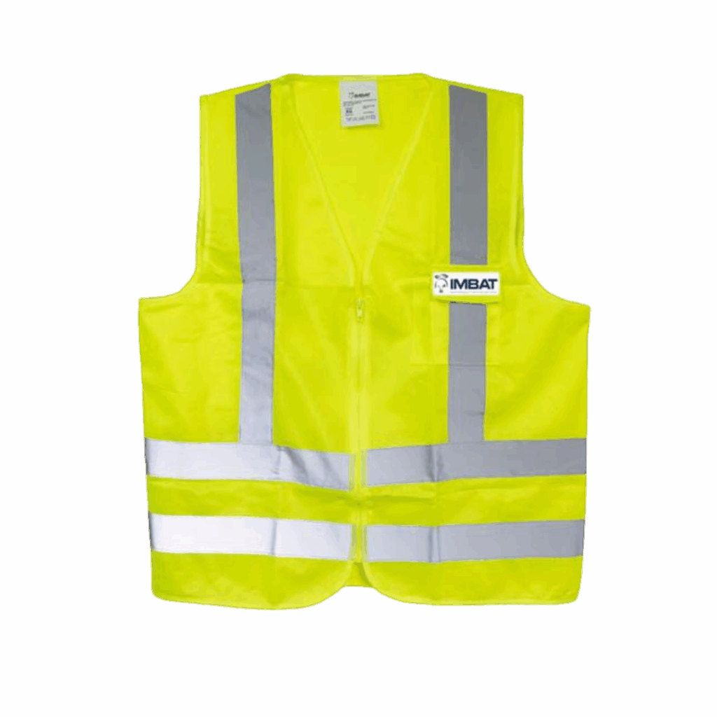 COLETE REFLETIVO COM 1 BOLSO AMARELO G IMBAT